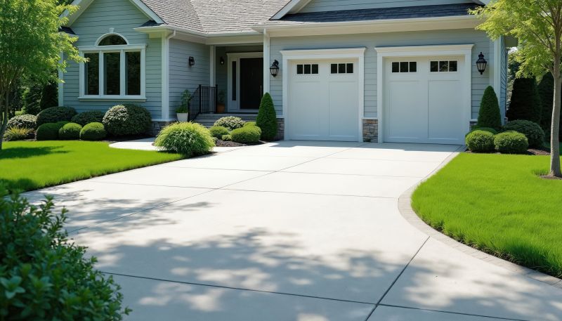 Newly Installed Driveway with Curb Appeal